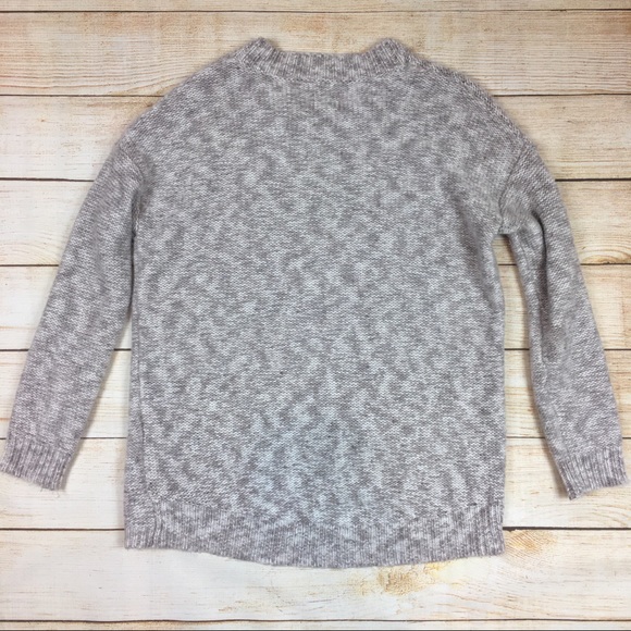 REISS pullover marled sweater w/ pockets cotton XS - Picture 6 of 6